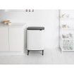 Brabantia Bo Touch Bin Hi Afvalemmer - 60 liter - kunststof binnenemmer - wit SW1117301