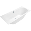 Villeroy & Boch Oberon 2.0 kunststof duobad quaryl rechthoekig 180x80x47cm incl. poten en afvoer-/overloopcombinatie mat wit SW454171
