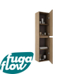 FugaFlow Eccelente Arredo Hoge Kast - 140x35x27cm - 2 deuren - kaneel SW1123611