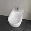 Villeroy & Boch Subway 3.0 staand bidet 37x59.5cm m. kraangat m. overloop wit alpin SW762390