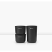 Brabantia ReNew Opbergpotjes - set van 3 - donker grijs SW454757
