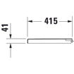 Duravit Starck 3 Vital WC-zitting 41.6x37.1x4.6cm Kunststof wit Glanzend 0290131