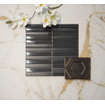 The Mosaic Factory Sevilla mozaïektegel - 29.6x29.9cm - wandtegel - Rechthoek - Porselein Carbon Shades of Chalk mat/glans SW1015078