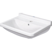 Duravit Philippe Starck 3 wastafel 60x45cm Wondergliss wit 0312525