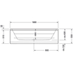 Duravit D-code bad rechthoek 180x80cm duo wit 0297516