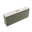 MONDIAZ TURE-DLUX 120cm toiletmeubel Army. EDEN wastafel Frappe positie midden. Zonder kraangat. SW1102634