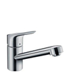 Hansgrohe Focus 1-gats keukenkraan 100 m. 360° draaibare uitloop chroom SW454529