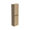 Thebalux hoge kast 165x45x29 2x dichte deur 1x greeplijst mat zwart rechts draaiend t.b.v. Type 1/3/5/9 SW716719