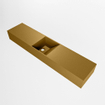 Mondiaz TYNE Fontein - 100x23x12cm - wasbak midden - zonder kraangaten - solid surface - Oro SW1026185