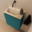 MONDIAZ TURE-DLUX 40cm toiletmeubel Smag. EDEN wastafel Frappe positie links. Zonder kraangat. SW1102983