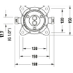 Duravit Universal basiselement 1gr wastafelmkr inb 150x160x150mm wit SW527989