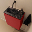 MONDIAZ TURE-DLUX 40cm toiletmeubel Fire. EDEN wastafel Lava positie links. Zonder kraangat. SW1103755