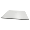 Xenz Flat douchevloer 90x90x4cm rechthoek Acryl Wit SW378996