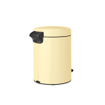 Brabantia NewIcon Pedaalemmer - 5 liter - kunststof binnenemmer - mellow yellow SW1026500