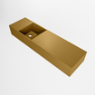 Mondiaz TYNE Fontein - 80x23x12cm - wasbak Links - zonder kraangaten - solid surface - Oro SW1026144