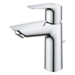 GROHE Bauedge waterbesparende wastafelkraan M-Size met trekwaste chroom SW536475