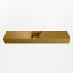 Mondiaz TYNE Fontein - 120x23x12cm - wasbak midden - zonder kraangaten - solid surface - Oro SW1026145