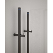 Instamat Jay Elektrische Handdoekradiator 172cm hoog 29Watt Soft Zwart SHOWROOMMODEL SHOW21482