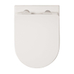Crosswater Glide II Toiletbril - 52cm- softclose - quickrelease - wit glans SW857407