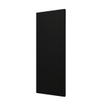 Plieger Perugia designradiator verticaal middenaansluiting 1206x456mm 549W mat zwart SW224596