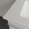 Villeroy & Boch Venticello Meubelwastafel - zonder kraangat - 80x50cm - overloop - ceramic - wit 1025143