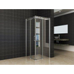 Wiesbaden Entra hoekinstap cabine met 2 schuifdeuren 900 x 900 x 2000 x 8 mm nano helder glas/chroom SW295936