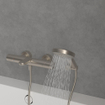 Villeroy & Boch Verve Showers Handdouche met drie waterstraalstanden Rond - Matt Brushed Nickel (RVS) SW974355