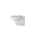Duravit D-code WC-zitting 44.3x35.9x5cm met softclose Kunststof wit Glanzend SW46981