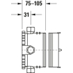 Duravit Universal basisset voor inbouw z/voorafsl. 164x164x105mm SW527827