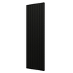 Plieger Cavallino Retto designradiator verticaal dubbel middenaansluiting 2000x602mm 1716W mat zwart SW224483