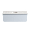 MONDIAZ TURE-DLUX 120cm toiletmeubel Clay. EDEN wastafel Ostra positie midden. Met 1 kraangat. SW1104780
