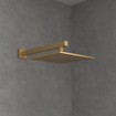 Villeroy & Boch Universal Showers hoofddouche - 25cm - vierkant - Brushed Gold (goud) SW974327