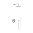 Hotbath Get together IBS1A Regendoucheset inbouw - 35cm wandarm - 20cm ronde hoofddouche - staafhanddouche - chroom SW12099