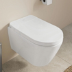 Duravit SensoWash D-Neo douchewc compact rimless diepspoel 37.8x57.7cm met closetzitting wit SW962033