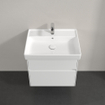 Villeroy & Boch Collaro wastafelonderkast 60.4x54.6cm 2 lades Glossy white SW479543