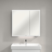 Villeroy & Boch My view spiegelkast 80x75cm 2 deuren 2 contactdoos LED SW641657