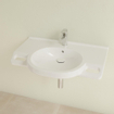 Villeroy en Boch O.novo Vita wastafel Vita met 1 kraangat met overloop 80x55cm ceramic+ wit 1025046