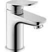 Duravit Wave Wastafelmengkraan - s-size - eengreeps - zonder waste - minusflow - voorsprong 9.5cm - chroom glans SW962056