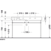 Duravit Vero meubelwastafel 125x49 cm. wit 0291357