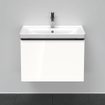 Duravit D-Neo wastafelonderkast 63.4x44x45.2cm 1 lade met softclose wit Hoogglans SW640702