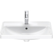 Duravit D-Neo inbouwwastafel 60x44x17cm 1 kraangat rechthoek Keramiek Wit SW640396