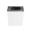 MONDIAZ TURE-DLUX 40cm toiletmeubel Talc. EDEN wastafel Lava positie midden. Zonder kraangat. SW1103597