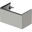 Duravit D-Neo wastafelonderkast 78.4x44x45.2cm 1 lade met softclose Betongrijs Mat SW640746