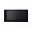 Looox BoX nis - 60X30X7cm - inbouw - met flens - zwart mat SW546703