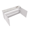 MONDIAZ TURE-DLUX 120cm toiletmeubel Cale. EDEN wastafel Glace positie rechts. Zonder kraangat. SW1103223