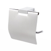 Wiesbaden Eris toiletrolhouder met klep chroom SHOWROOMMODEL SHOW23212