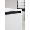 Duravit Ketho 2 wastafelonderbouwkast incl. consoleplaat met 1 lade 120x55x45.9cm met handgreep antraciet wit mat SW772869