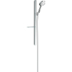 Hansgrohe Raindance Select S Unica Doucheset - glijstang - raindance select S 120 3jet handdouche - zeepschaal - 90cm - doucheslang 160cm - wit/chroom SW157204