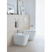 Duravit HappyD 2 closetpot diepspoel staand back to wall 36.5x57cm incl. bevestiging afvoer horizontaal wit SW54349