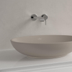 Villeroy & Boch Loop & Friends Opzetwastafel - 56 x 38 x 12 cm - Almond CeramicPlus - zonder overloop SW644134